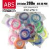 Add 200M 20Color ABS