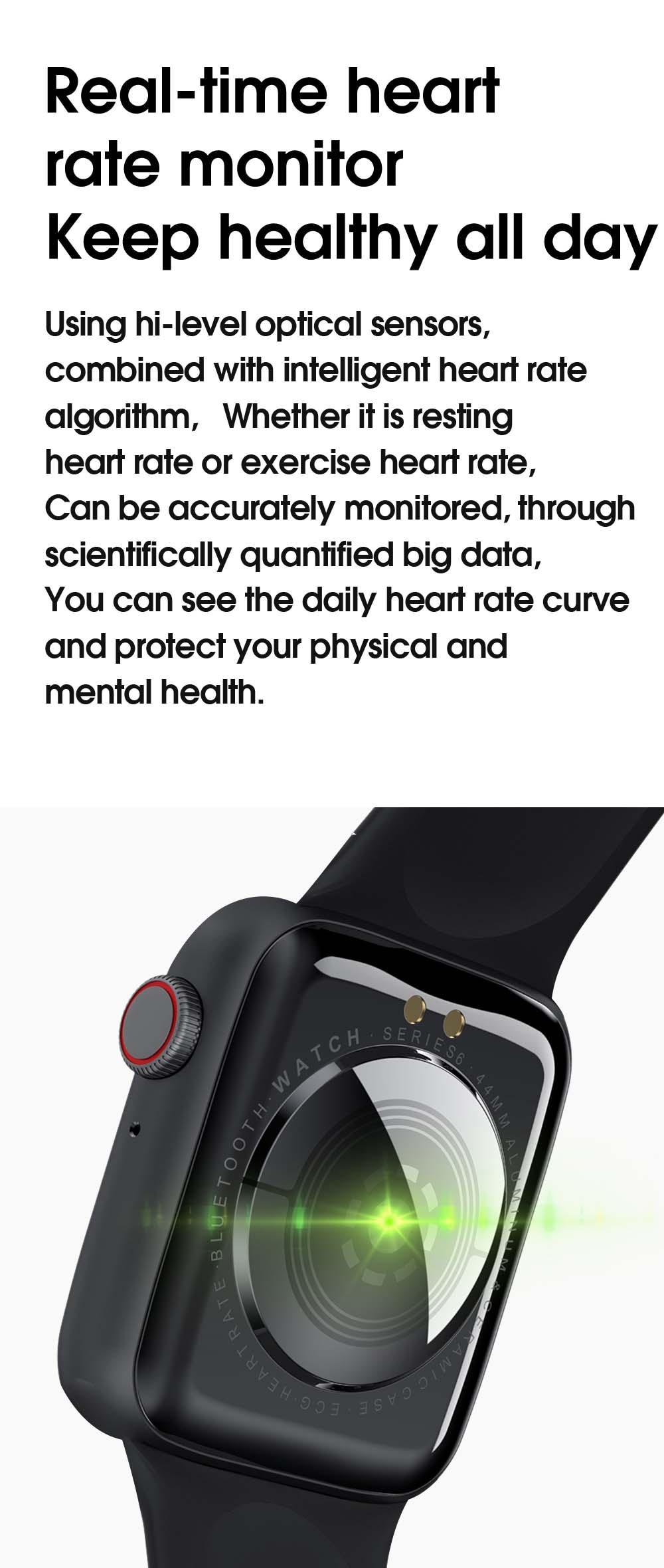 Zurexa W26 Smart Watch Men Women Heart Rate Monitor Blood Pressure Smartwatch IP68 Thermometer ECG Smart Watches Bluetooth Call