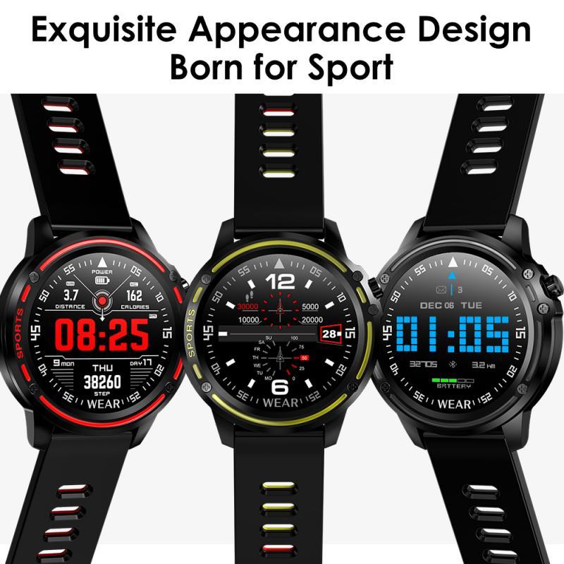 Newest L8 Smart Watch Men ECG + PPG IP68 Waterproof Blood Pressure Heart Rate Fitness Tracker Sports Smartwatch VS L5 L7