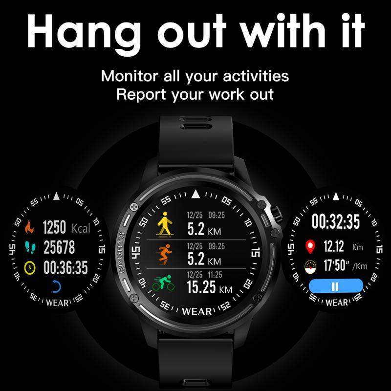 Newest L8 Smart Watch Men ECG + PPG IP68 Waterproof Blood Pressure Heart Rate Fitness Tracker Sports Smartwatch VS L5 L7