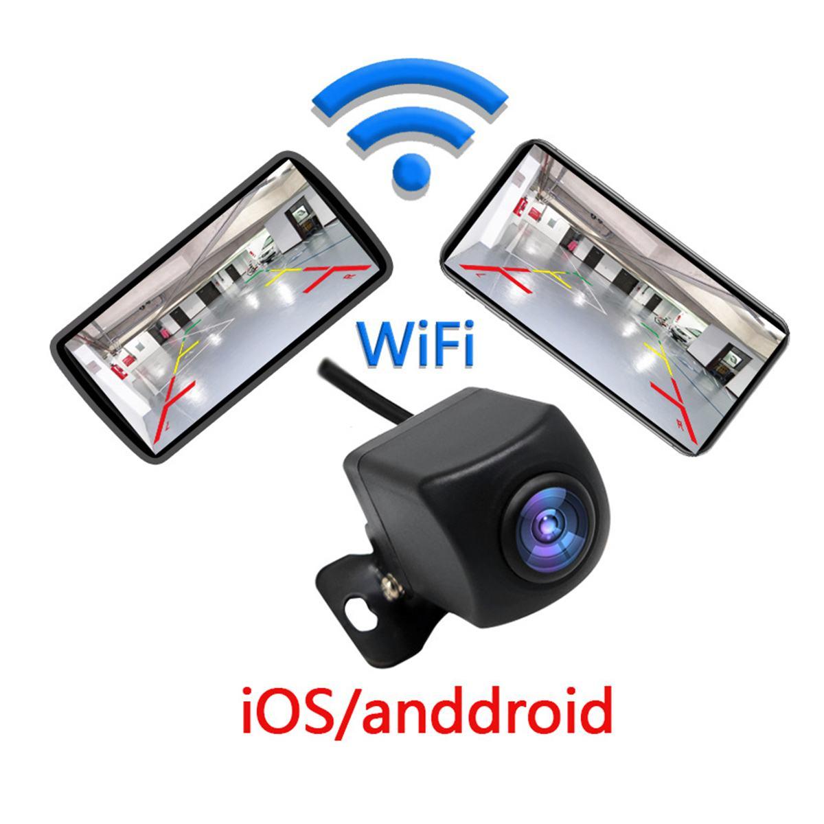 2.4G waterproof dust-proof Wifi Wireless IP67 Waterproof Car Rearview Camera No-light night vision For iOS / Android