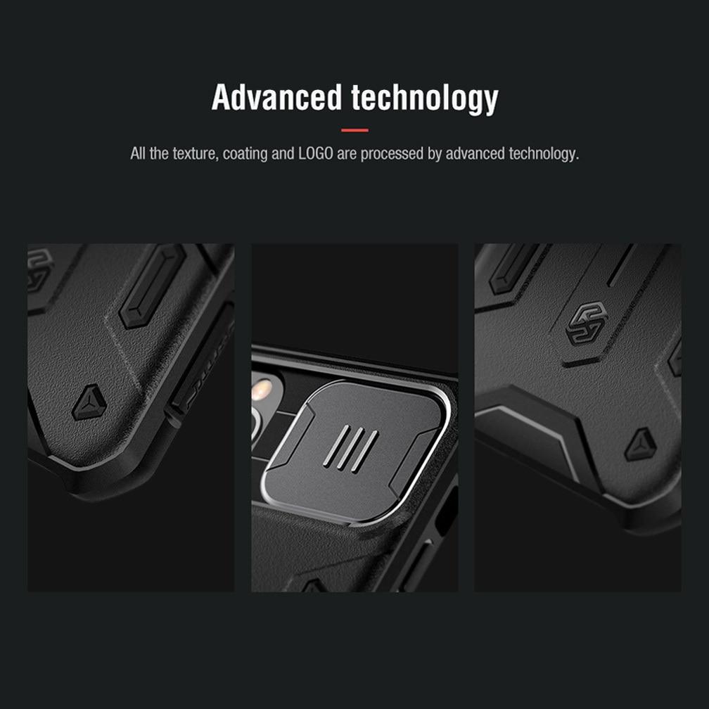 For iPhone 11 Pro Case NILLKIN Lens protection CamShield Armor Case For iPhone 11 Pro Max with Ring Kickstand and Slide Cover
