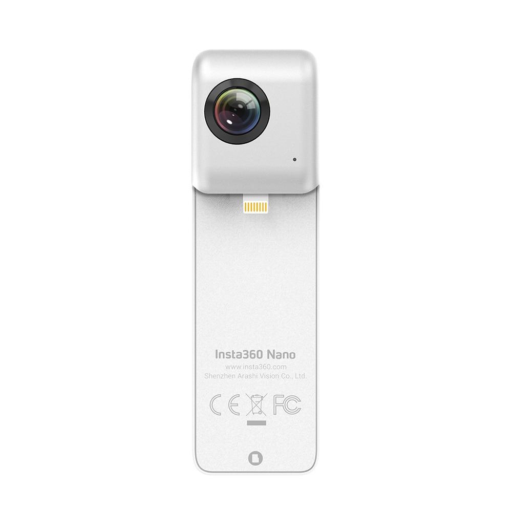 Insta360 Nano Mini 3K HD 360° Panoramic Panorama Video Camera for iPhone 8 X 7/7 Plus/6s/6s Plus/6 Dual Wide Angle Fisheye Lens
