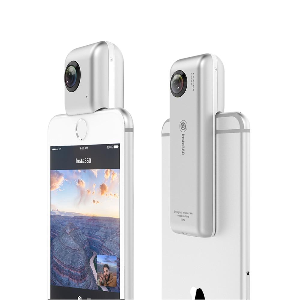 Insta360 Nano Mini 3K HD 360° Panoramic Panorama Video Camera for iPhone 8 X 7/7 Plus/6s/6s Plus/6 Dual Wide Angle Fisheye Lens