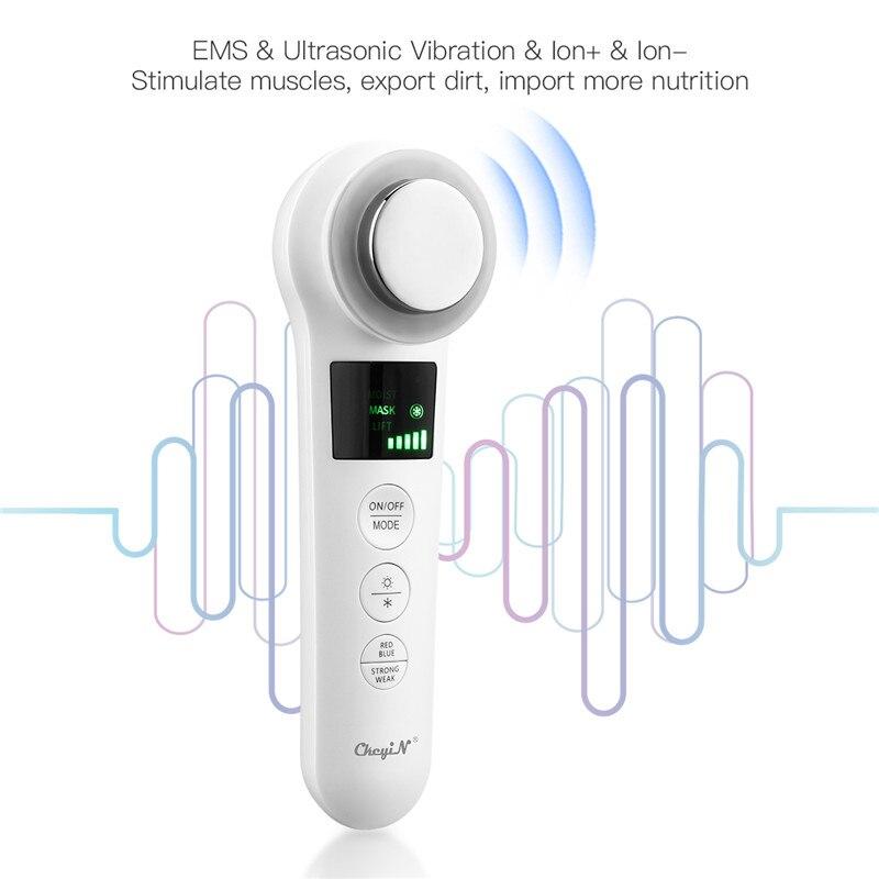RF&EMS Radio Mesotherapy Electroporation Face Beauty Pen Radio Frequency LED Photon Face Skin Rejuvenation Remover Wrinkle 45