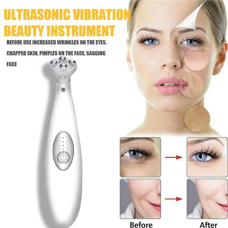 RF&EMS Radio Mesotherapy Electroporation Face Beauty Pen Radio Frequency LED Photon Face Skin Rejuvenation Remover Wrinkle
