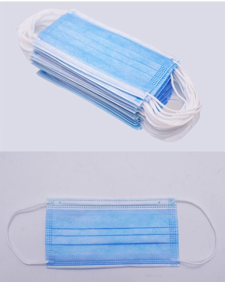 25 pcs/Bag FDA CE Certification Disposable Medical Mask Thickened 3 Layer Non-woven Protective Mask Fast Delivery