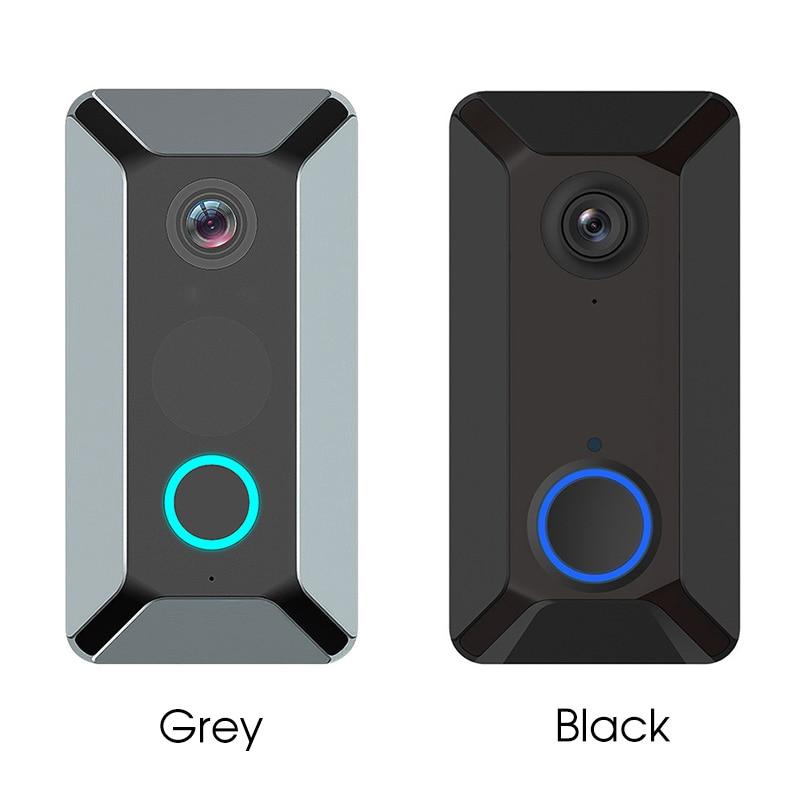 WiFi Video Doorbell 1080P Wireless Smart Security Camera Door Bell 2-way Talk PIR Motion Detection Night Vision Video Intercom