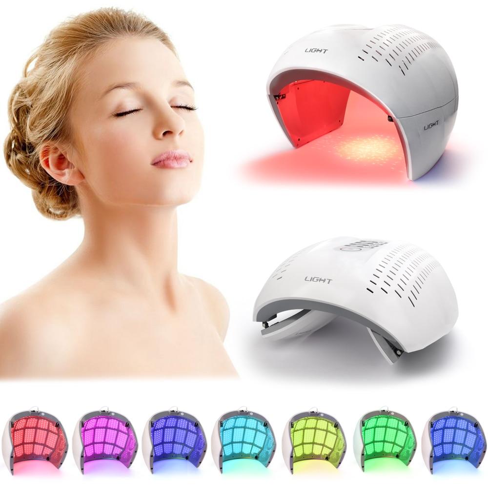 7 Color PDT LED Photon Light Therapy Lamp Facial Body Beauty SPA PDT Device Skin Tighten Rejuvenation Wrinkle Remover Acne