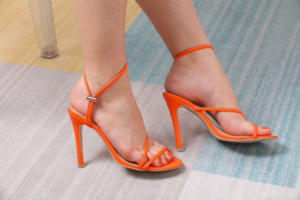 Candy Color High Heel Sandals Side Empty Hot Style Light Mouth Sex Designer Heels Shoes 2020 Women