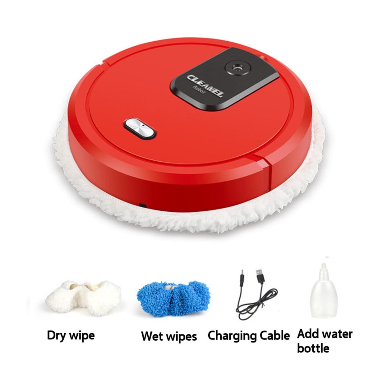 Fully Automatic Sweeping Robot Smart Impregnation Cleaning Robot USB Charging Dry and Wet Spray Mop Spray Aerosol Disinfecting