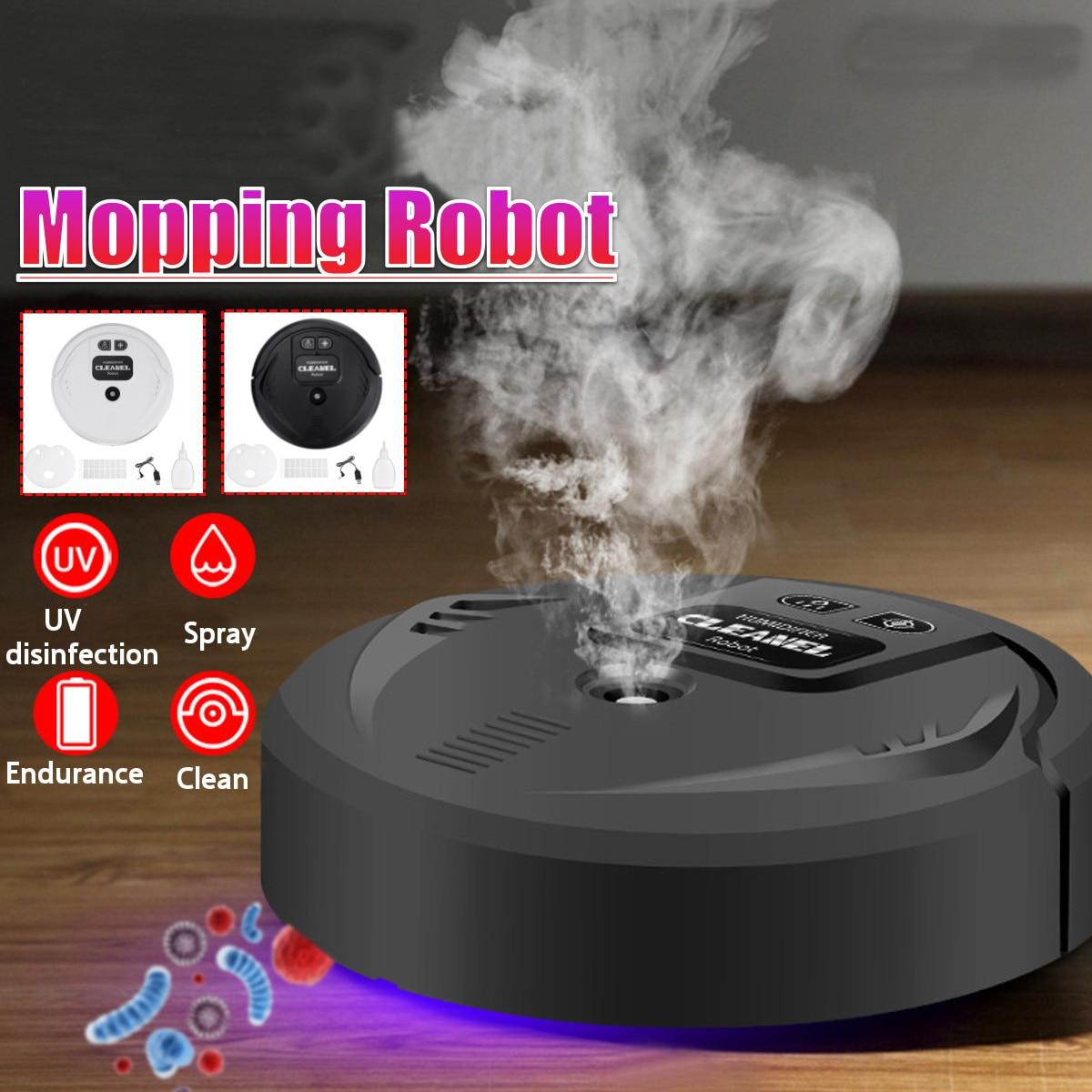 Fully Automatic Multifunctional Smart Robot Cleaner USB Charging Sweeping Robot Dry and Wet Spray Mop Spray Aerosol Disinfecting