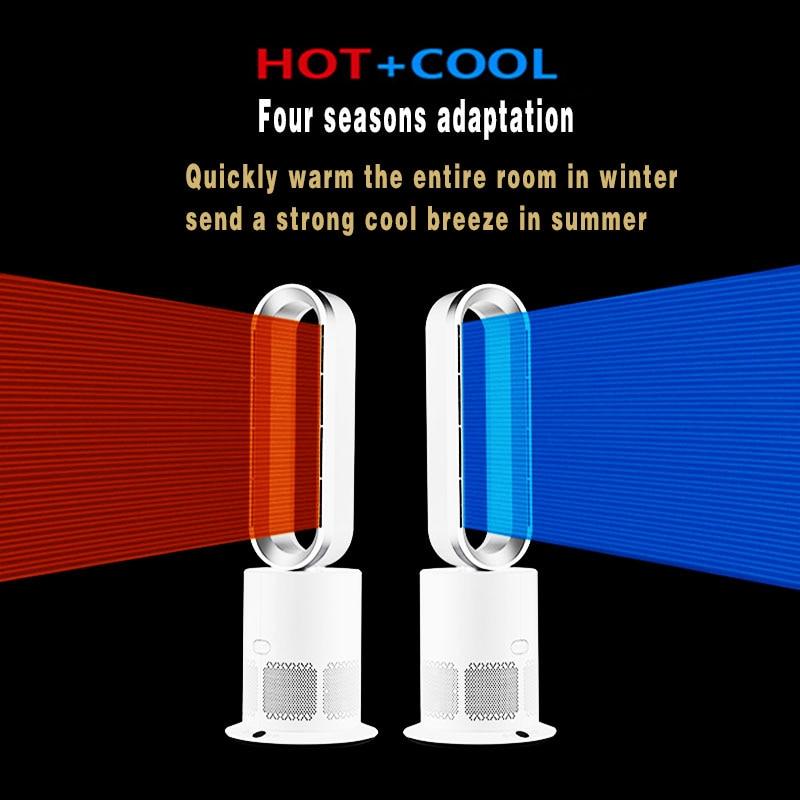 Intelligent Cool+Heat+Pure Air Functions Home True Hepa Filter Bladeless Air Purifier