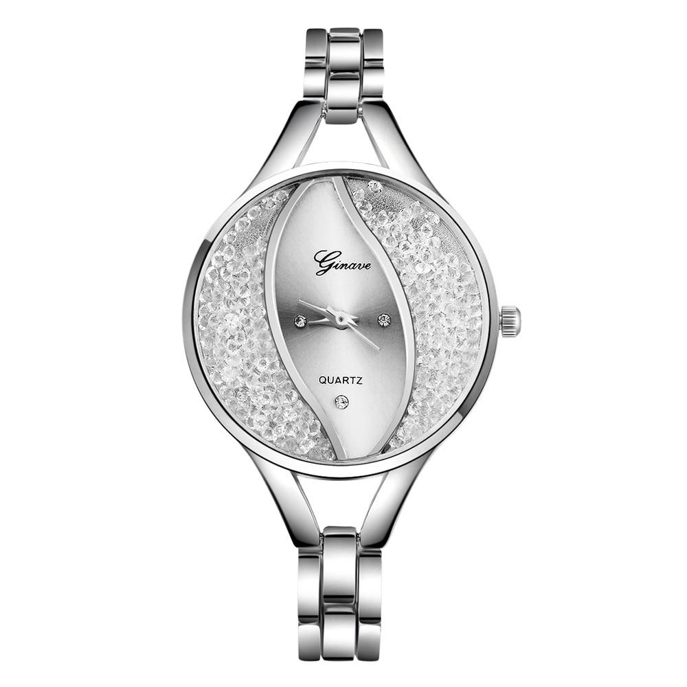 New Styles Women Flow Sand Diamond Bracelet Watch Luxury Jewelry Ladies Female Girl Hour Casual Quartz Wristwatches 50pcs/lot