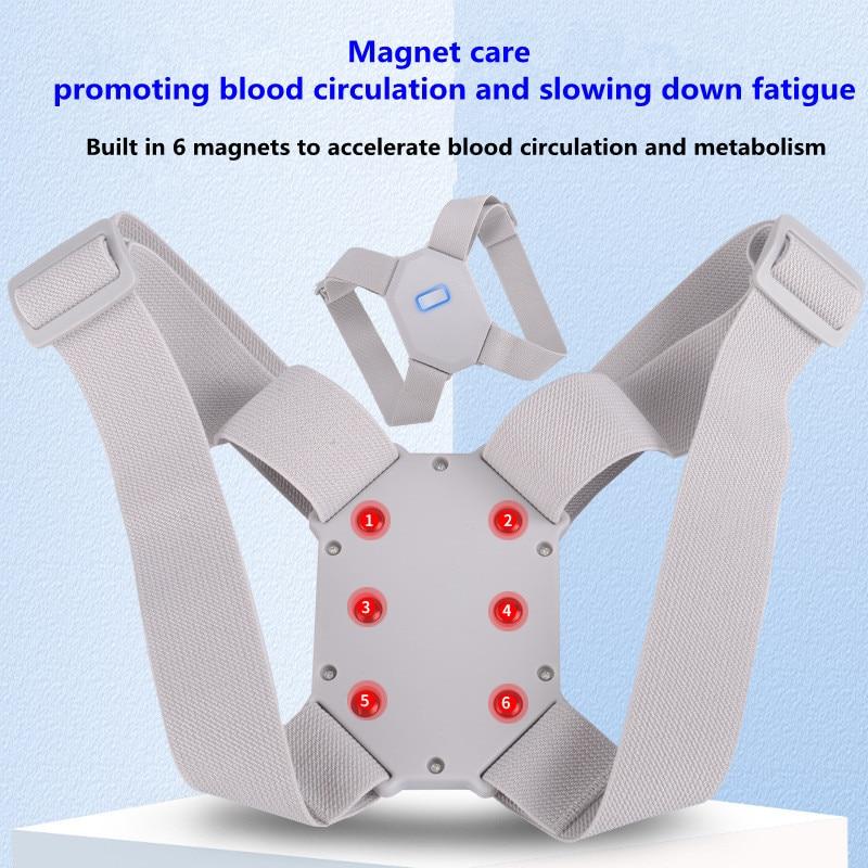 Posture Corrector Adjustable Back Brace Straightener Intelligent Sensor Vibration Reminder Women Men and Kids Posture Trainer