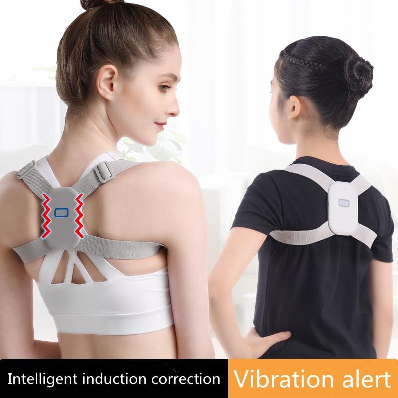 Posture Corrector Adjustable Back Brace Straightener Intelligent Sensor Vibration Reminder Women Men and Kids Posture Trainer