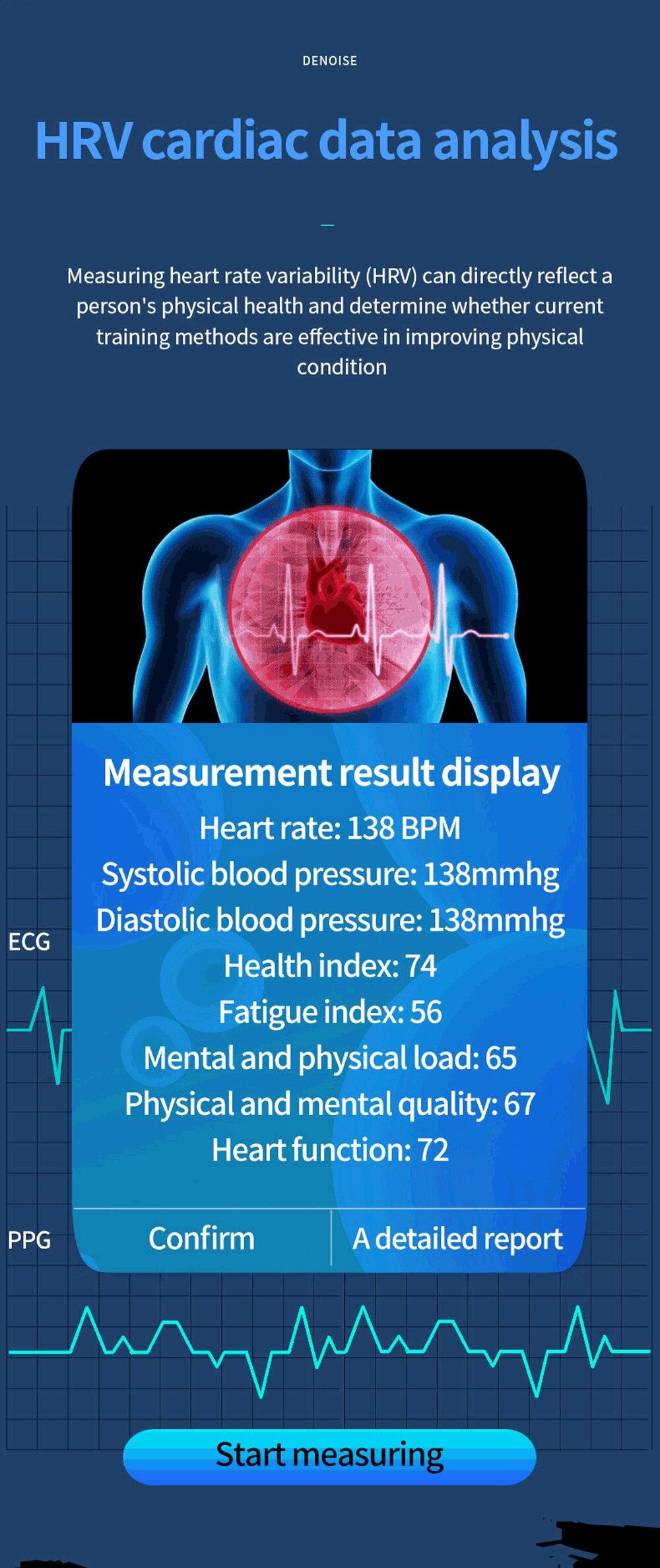 ECG PPG Smart Band Watch Men Fitness Activity Tracker Blood Pressure Heart Rate Monitor Smart Bracelet for Android IOS Phone
