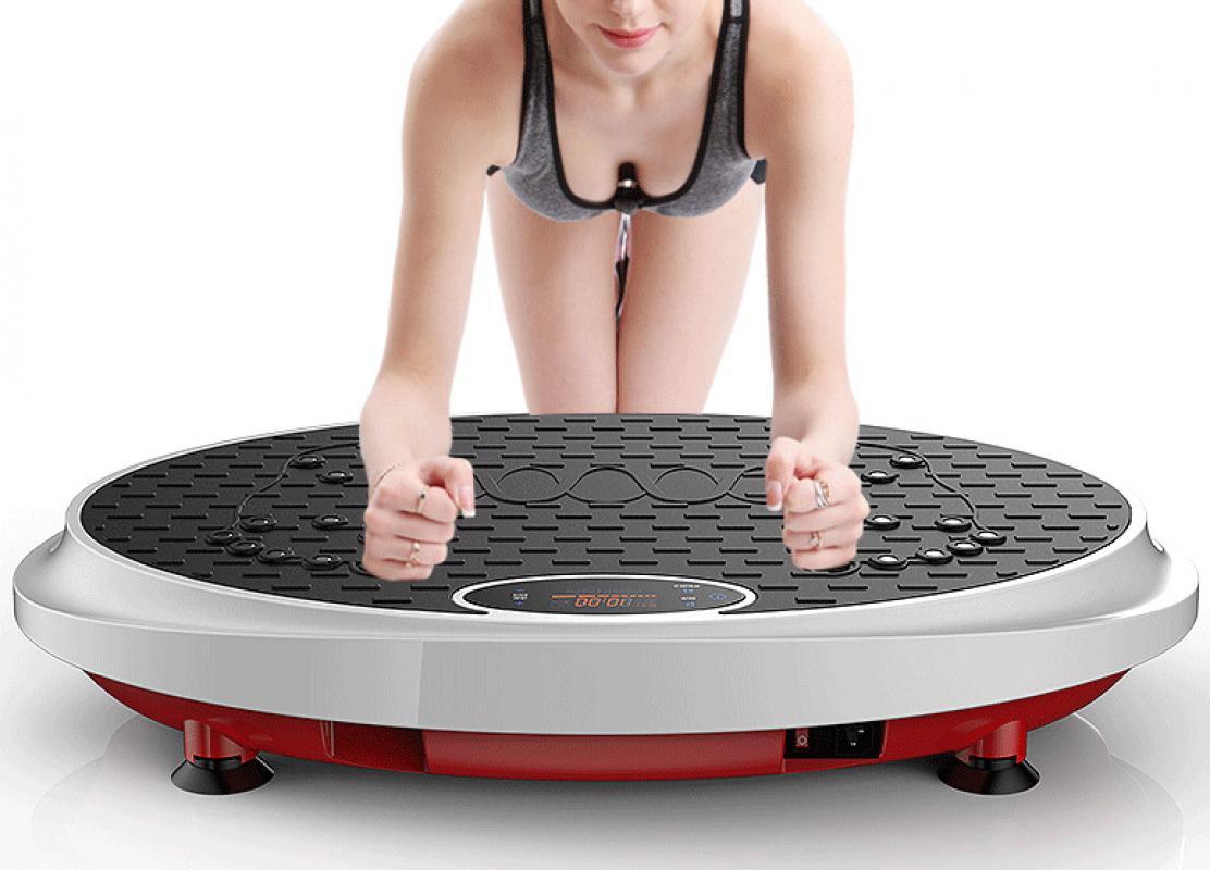 Fat Burning Plate Exercise Vibration Fitness Massager LCD Display Slimming Device For Body Building Workout Weight Loss Building