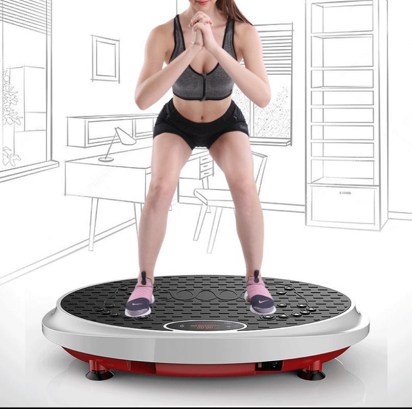 Fat Burning Plate Exercise Vibration Fitness Massager LCD Display Slimming Device For Body Building Workout Weight Loss Building