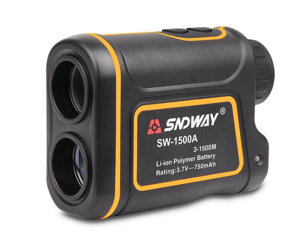 SNDWAY Telescope Laser Range Finder Digital Distance Meter Hunting Monocular Golf Rangefinder LCD Display Roulette Tape Measure