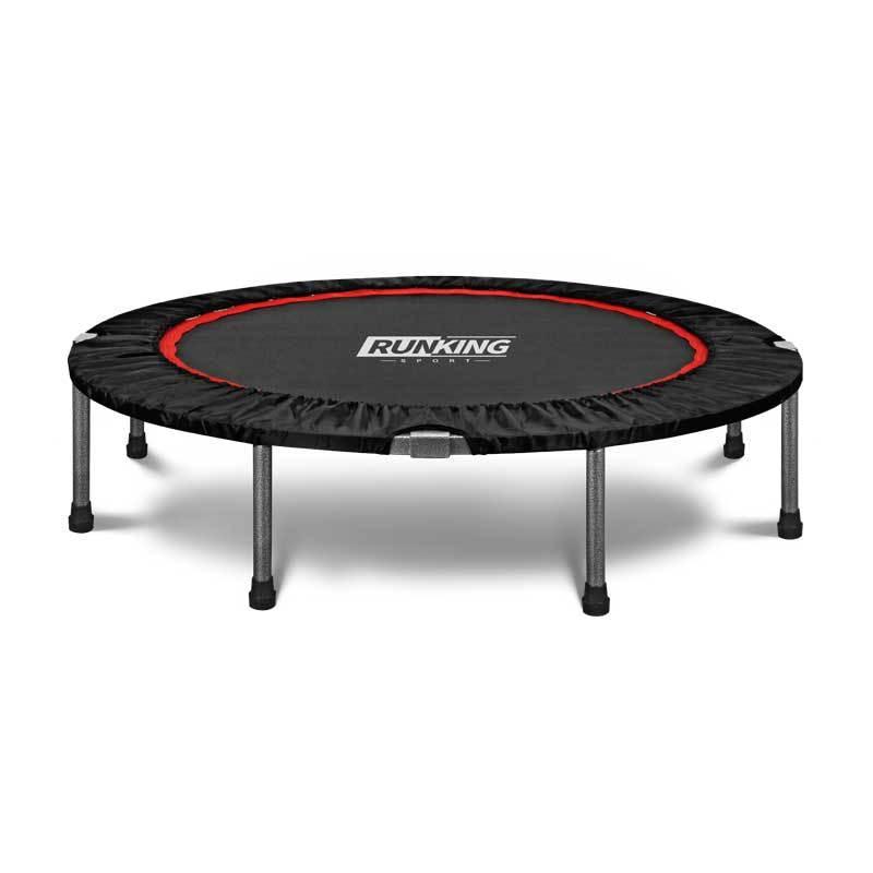 40/48 Inch Foldable Mini Trampoline Fitness Rebounder With Foam Handle Jumping Exercise Trampoline Kids Adults Indoor House Play