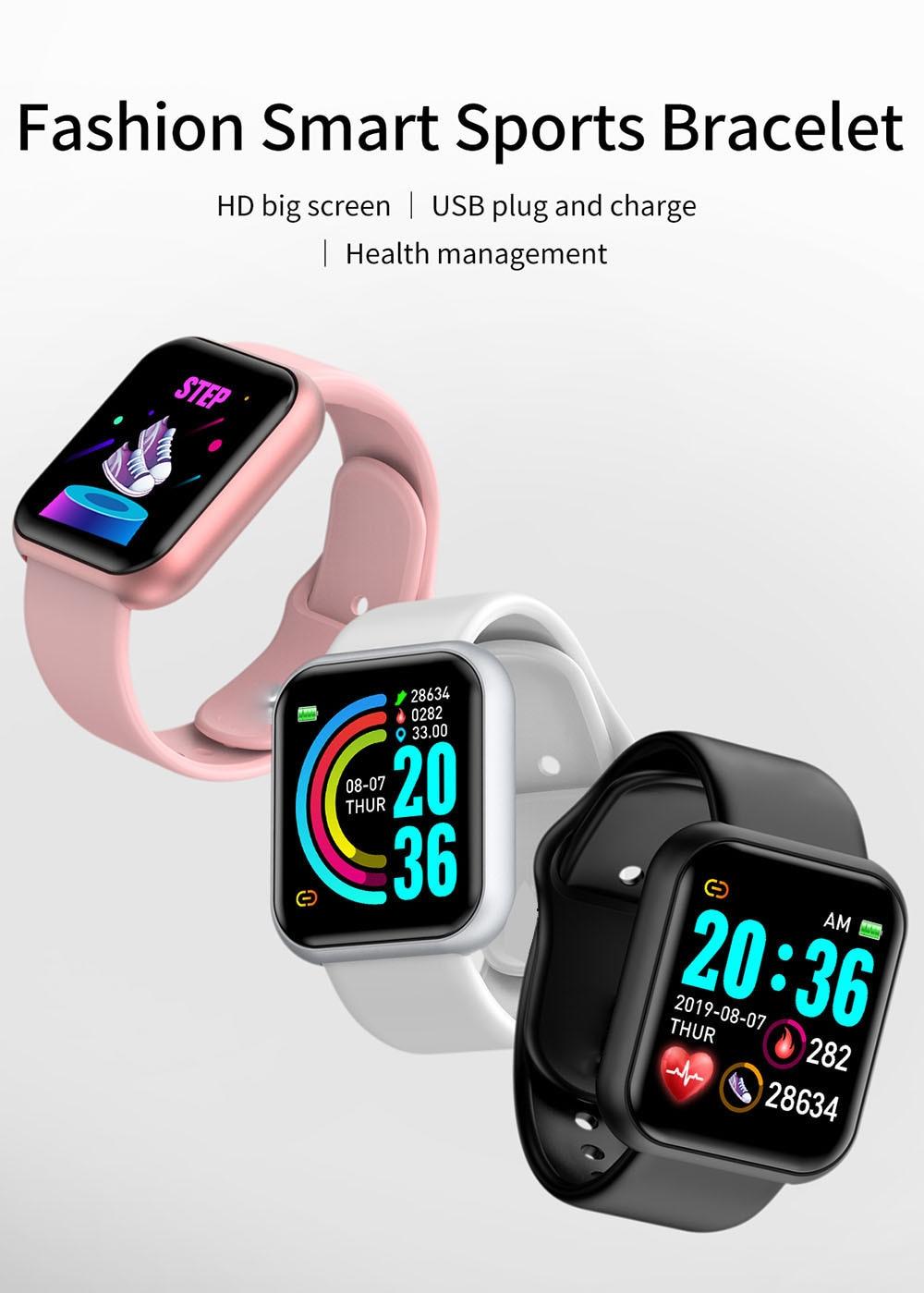 Smart watches 2020 Android smart watch men women kids smartwatch Bluetooth Heart Rate Monitor fitness watch smart connect