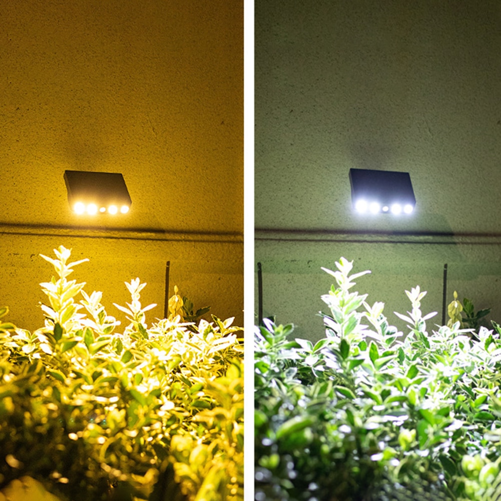 Solar LED Light Outdoor Piscina Wall Lamps Waterproof Solar Powered Flood Lights Street Garden Courtyard Motion Sensor Lawn Lamp
