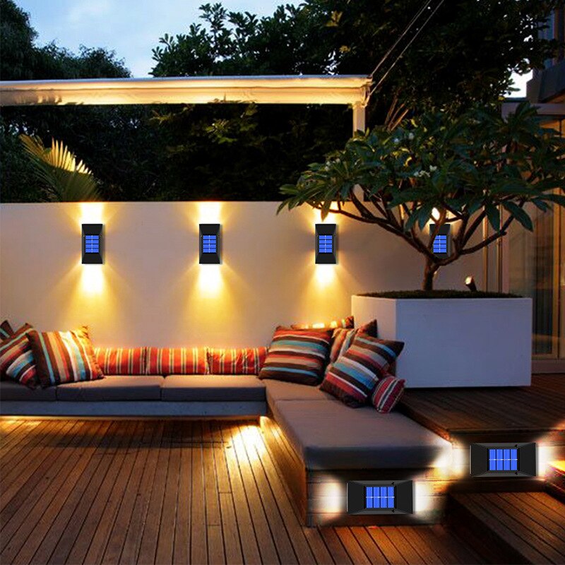1/2/4pcs LED Solar Light Outdoor Solar Lamp PIR Motion Sensor Wall Light Waterproof Solar Powered Sunlight for Garden Decoration
