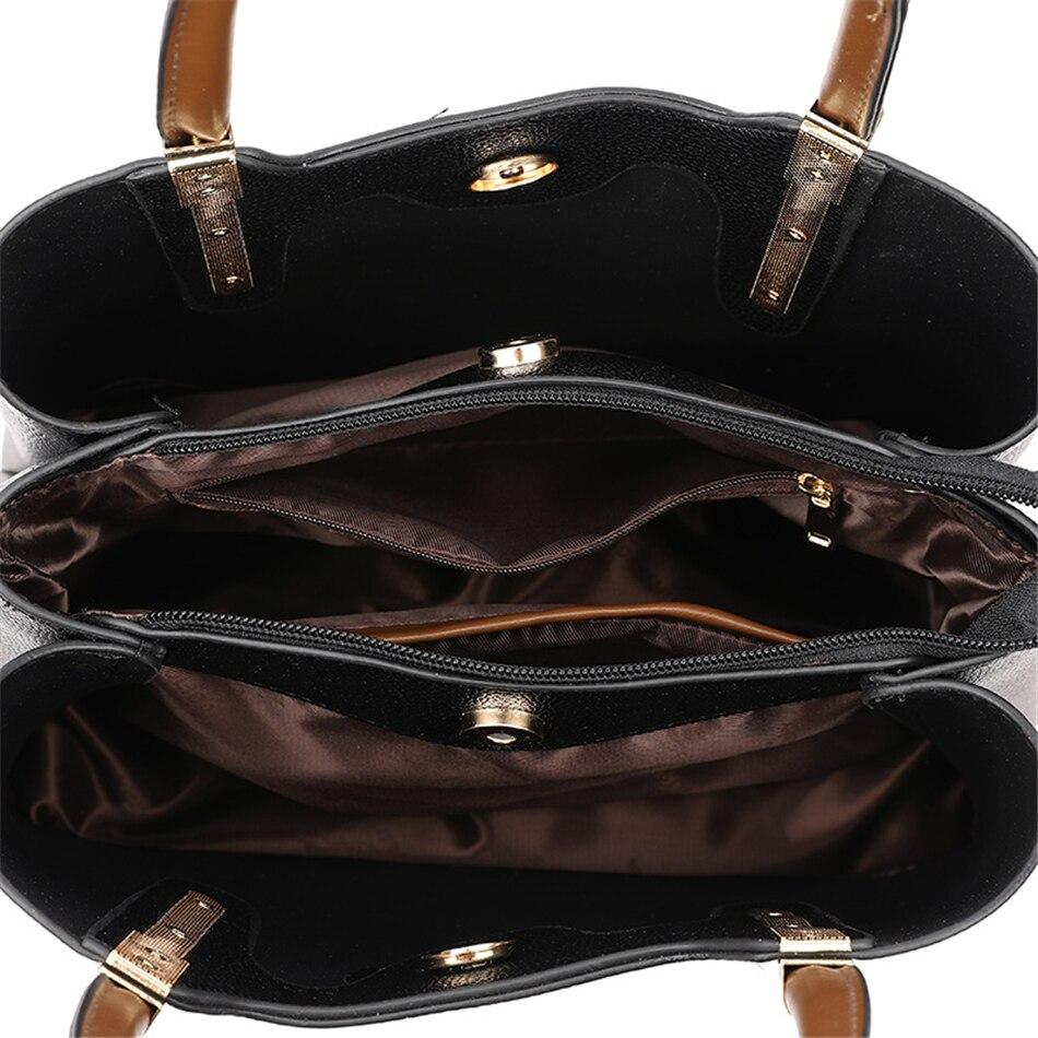 Leather Casual Crossbody Bags for Women 2021 Ladies Luxury Designer Tote Handbag Top-Handle High Quality Shoulder Bag Sac A Main