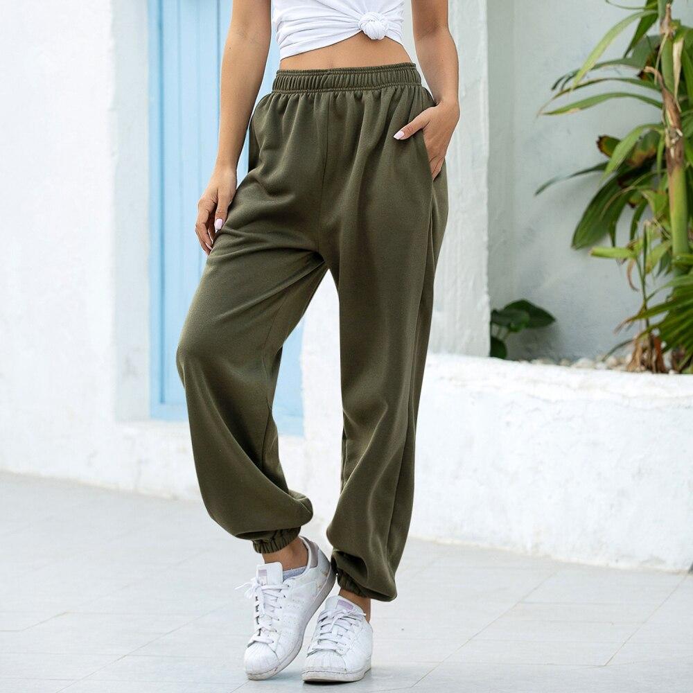 Loose Joggers Wide Leg SweatPants Women Trousers Plus Size Soft High Waist Pants Streetwear Korean Casual Yoga Pant