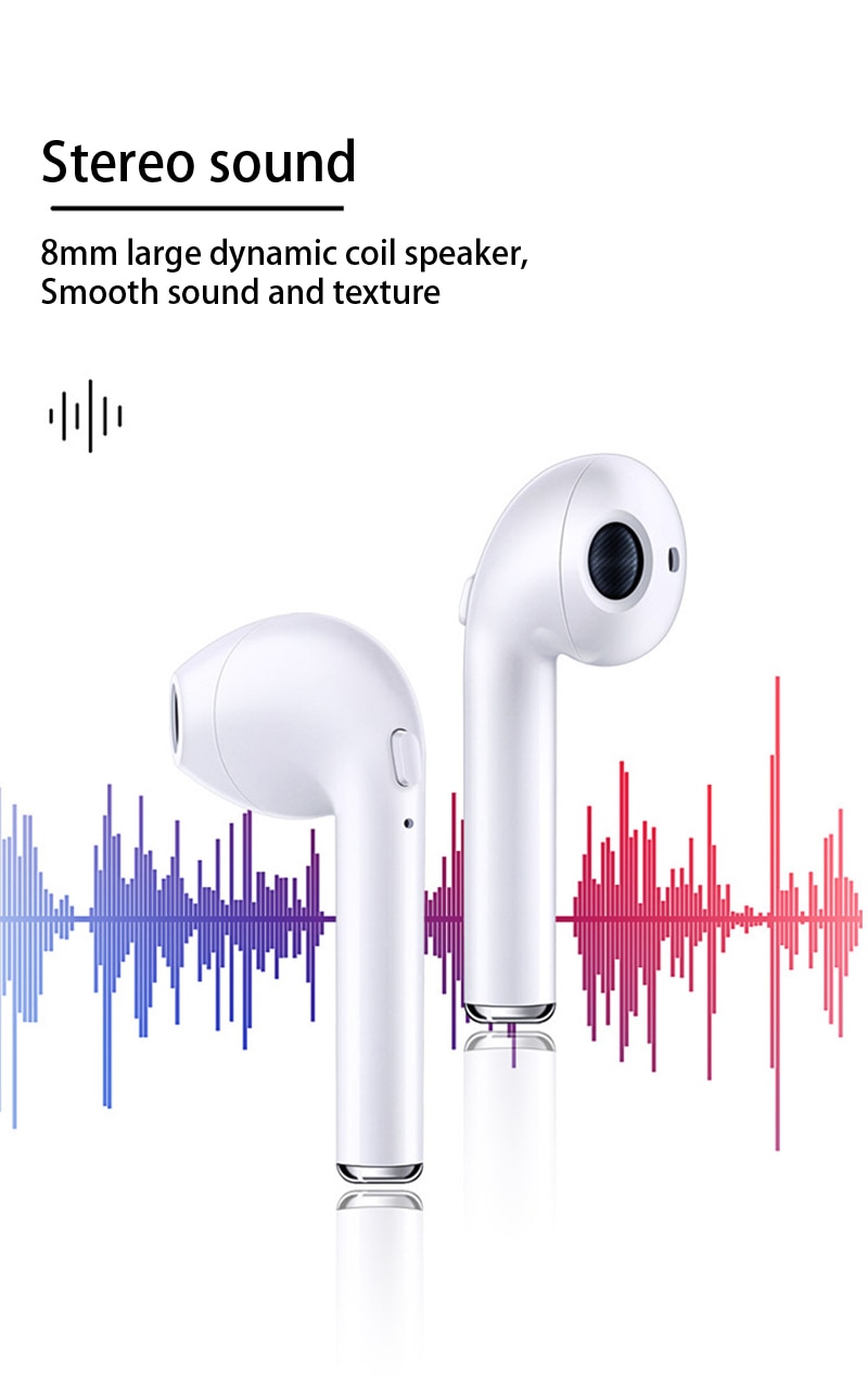 Mini Wireless Headphone Bluetooth Earphones Waterproof Earpieces Sport Earbuds For Huawei Iphone OPPO Xiaomi TWS Music Headset
