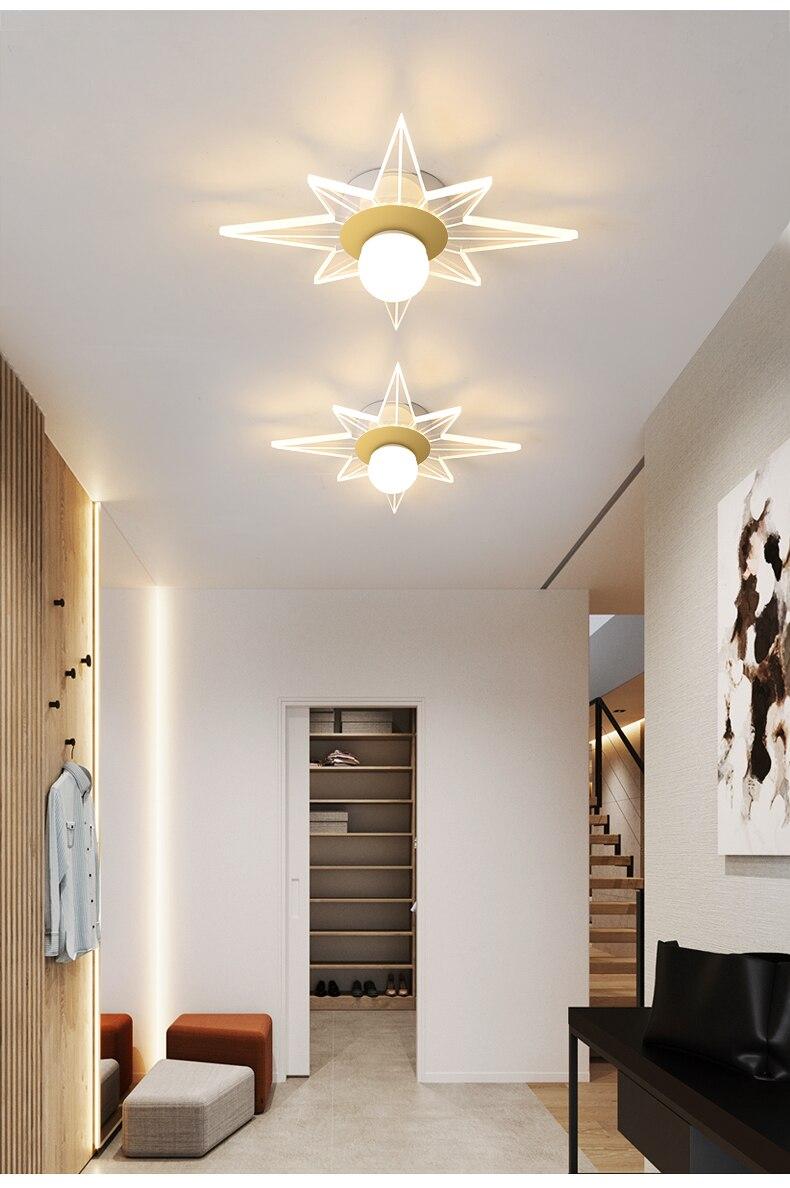 LED ceiling lamp balcony entrance cloakroom entry simple household small ceiling lamp corridor aisle lamps