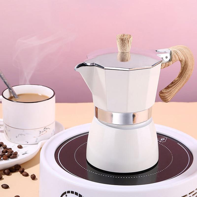 Aluminum Coffee Pot Italian Moka Espresso Maker Kitchen Tools Stovetop Coffee Maker Express Moka Pot Cafeteira Percolator Pot
