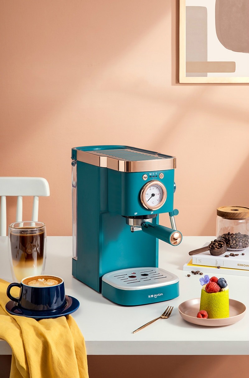 Italian Coffee Machine Espresso Machine Espresso Semi Automatic Coffee Maker 20bar Pump Pressure with Steam Milk Frother