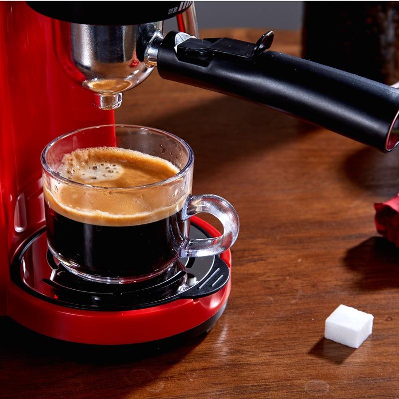 0.25L 5 Bar Cappuccino Latte Espresso Coffee Maker Machine Mini Steam Fancy Milk Foam Semi Automatic Italian Coffee Maker Gift