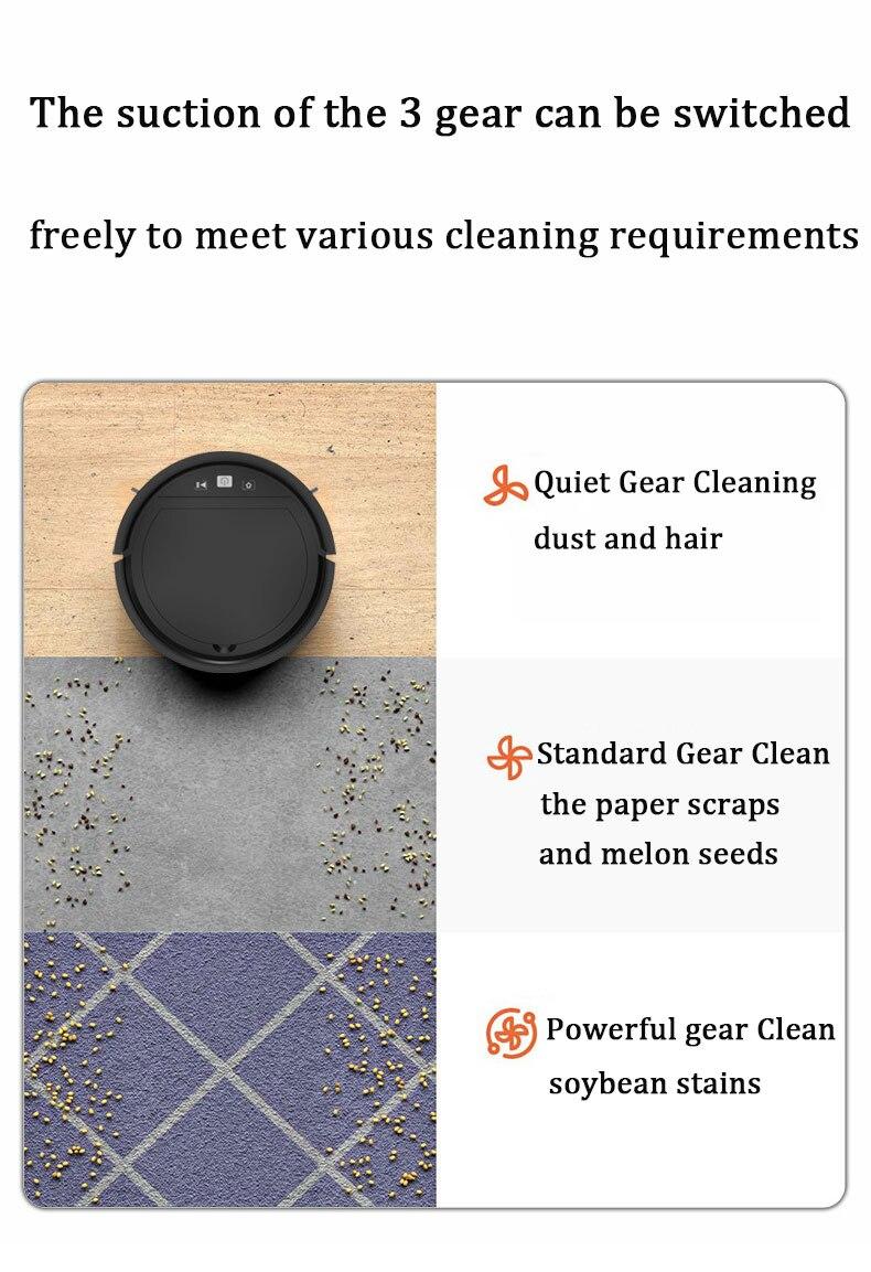 2500PA Sweeping Robot Vacuum Cleaner Smart Remote Control Wireless Auto-Recharge Alexa Floor Cleaning Vacuum Cleaner For Home