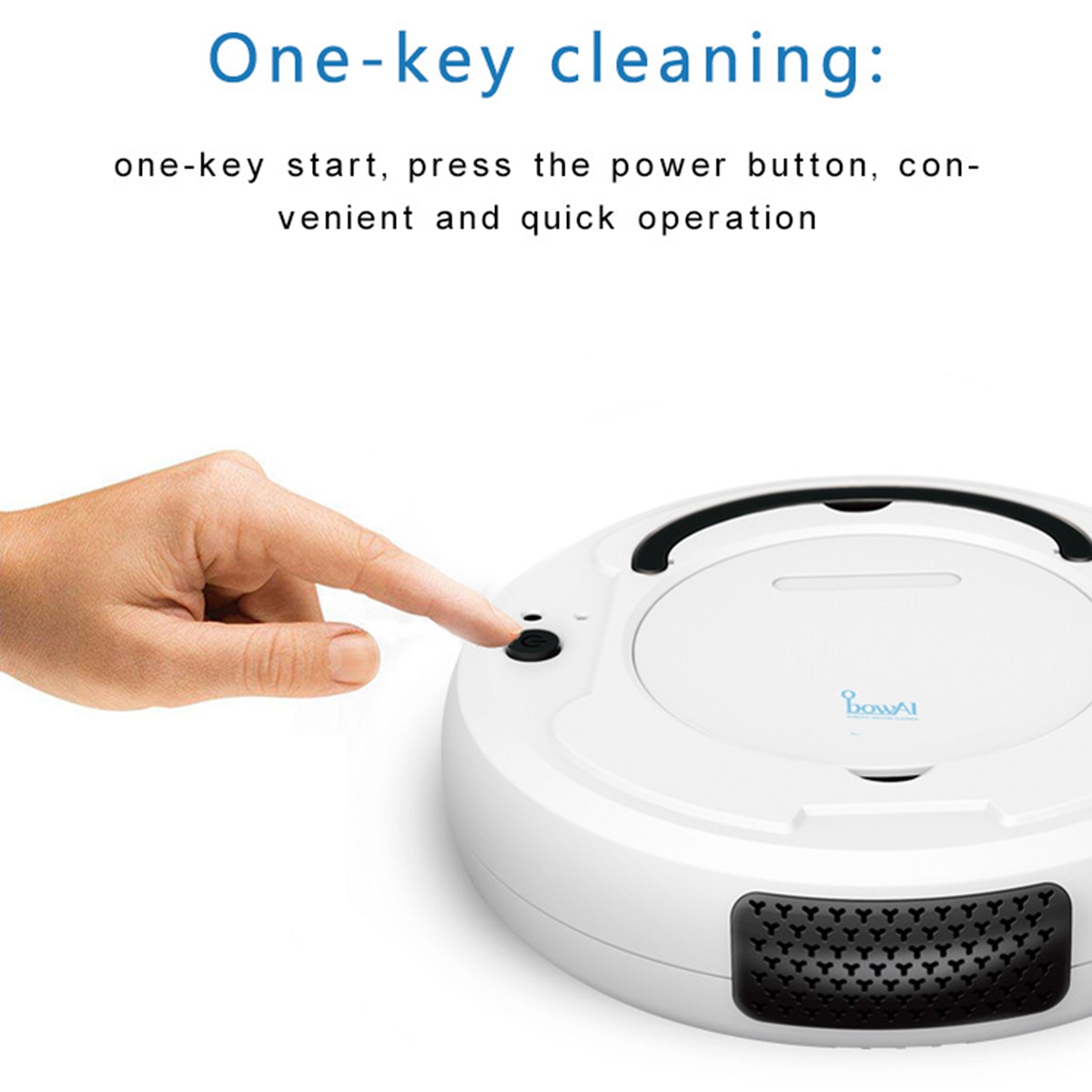 Automatic Robot Vacuum Cleaner Cordless 3-In-1 Multifunctional USB Rechargeable Wet And Dry Smart Sweeping Cleaning For Home