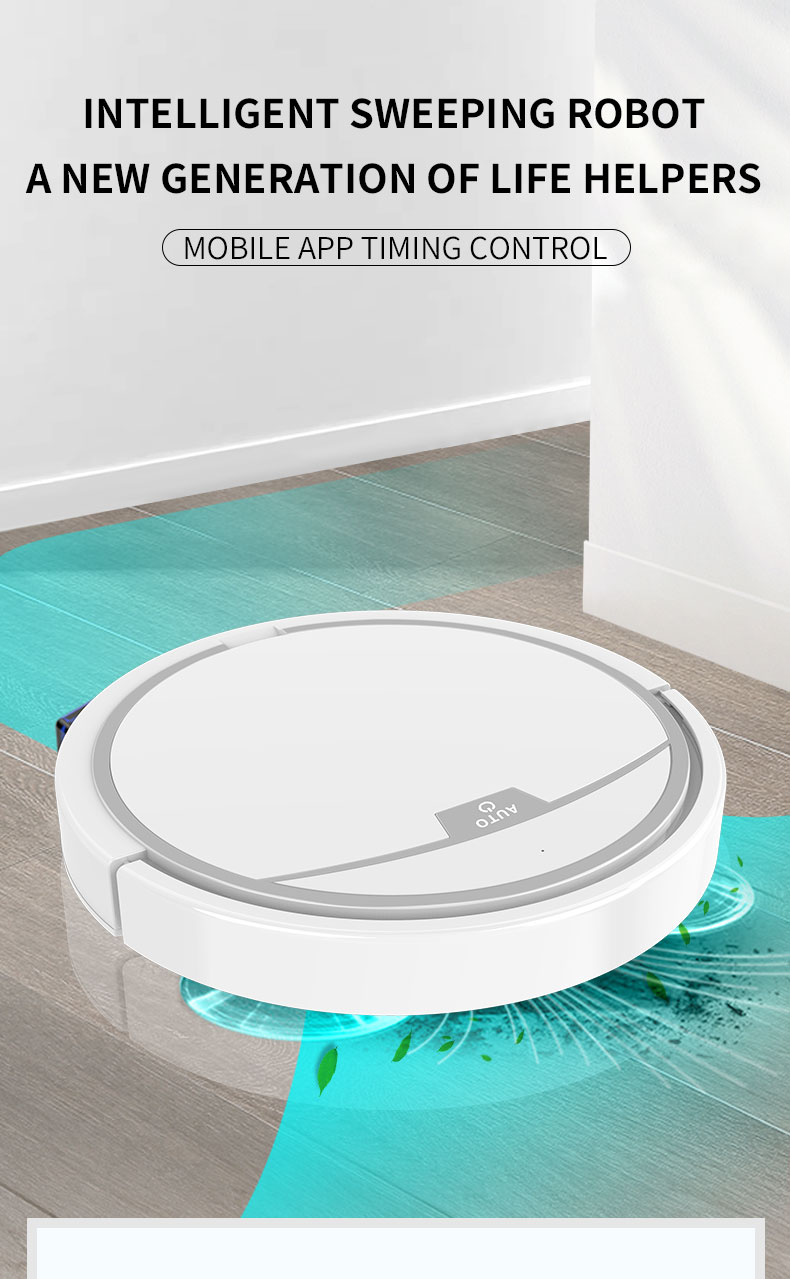 2800PA Robot Vacuum Cleaner Smart APP Remote Control Wireless Cleaning Machine Floor Sweeping Wet Dry Vacuum cleaner For Home