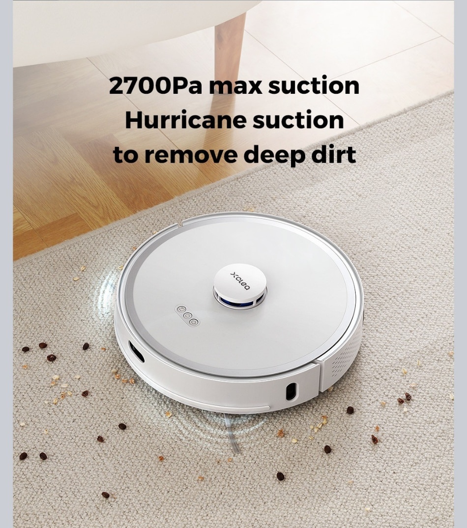Intelligent Vacuum Cleaner Robot Dry And Wet Cleaning Free Mop Full Automatic Dust Collection Household Cleaning Appliance