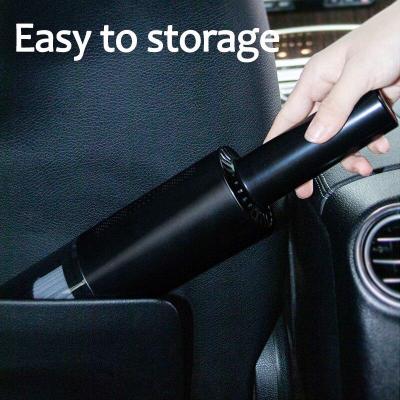 Wireless/Wired Car Vacuum Cleaner 6000Pa Strong Suction Low Noise Portable Vaccum Cleaner For Car Home Wet Dry Dual Use Cleaning