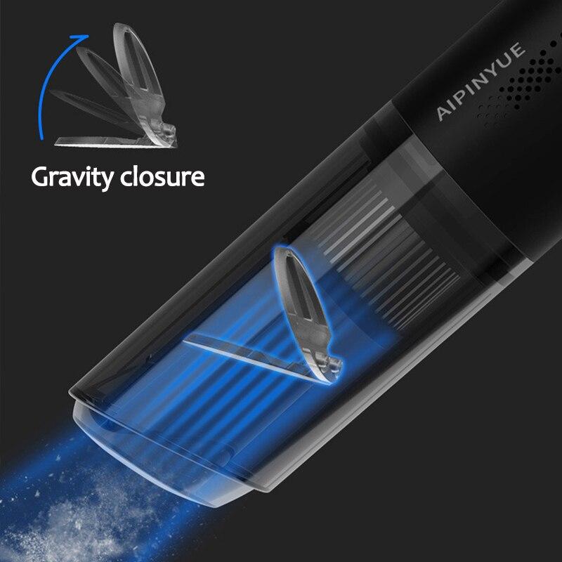 Wireless/Wired Car Vacuum Cleaner 6000Pa Strong Suction Low Noise Portable Vaccum Cleaner For Car Home Wet Dry Dual Use Cleaning