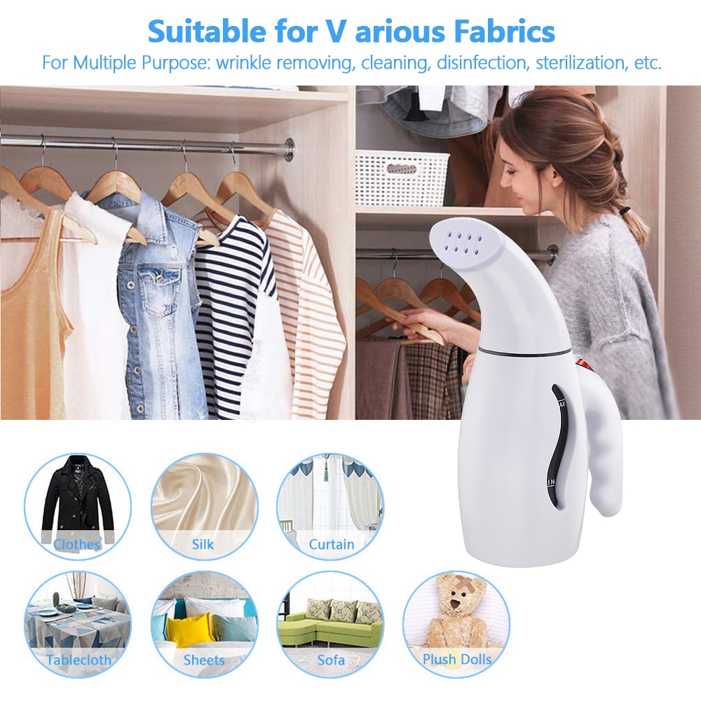 Professional Hand Garment Steamer Portable Handheld Electric Steam Iron For Clothes Mini Vertical Steam Generator For Home Trave