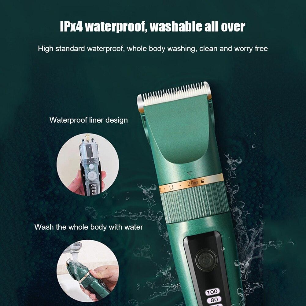 1Pcs Electric Rechargeable Hair Clipper Trimmer Remover Cordless Shaver Men Hair Cutting Machine Barber Tools