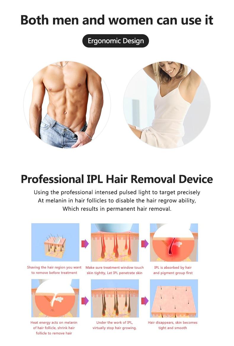 Lescolton Epilator IPL Laser Hair Removal Permanent Bikini Trimmer Electric laser hair removal machine for women