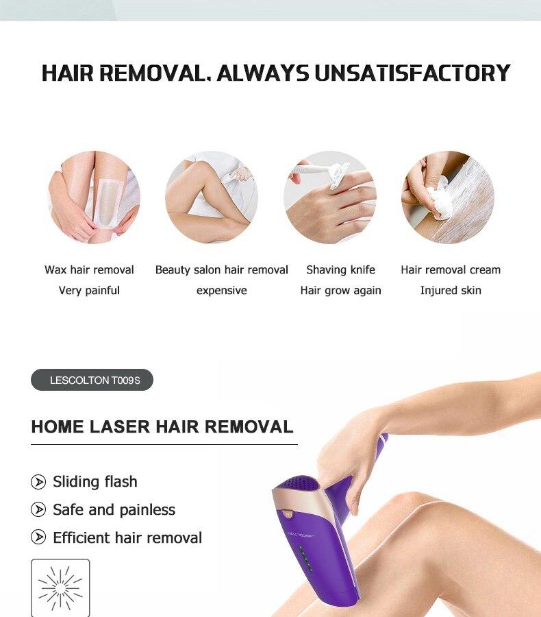 1000000 Times Lescolton 4in1 IPL Laser Hair Removal Machine Depilador A Laser Epilasyon Hair Removal Permanent Bikini For Women