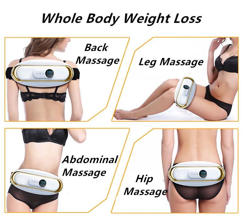 Cellulite Massager Body Massager Slimming Back Massager Electric Losing Weight Belly Slimming Belt Fat Burning Abdominal Massage