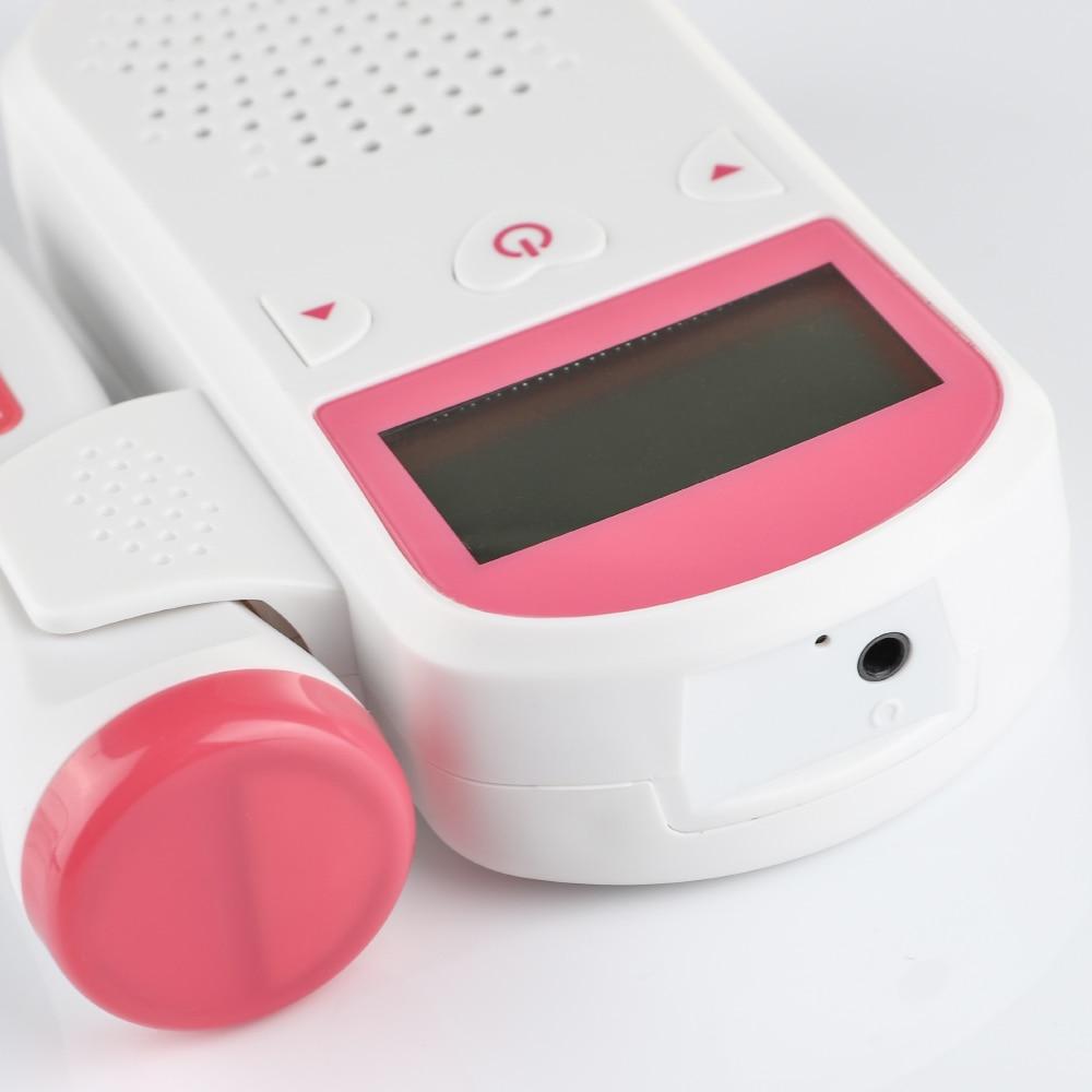 Fetal Doppler Ultrasound Baby Monitor Household Fetus Baby Heartbeat Detector Portable Baby Heart Rate Monitor 2.5MHz