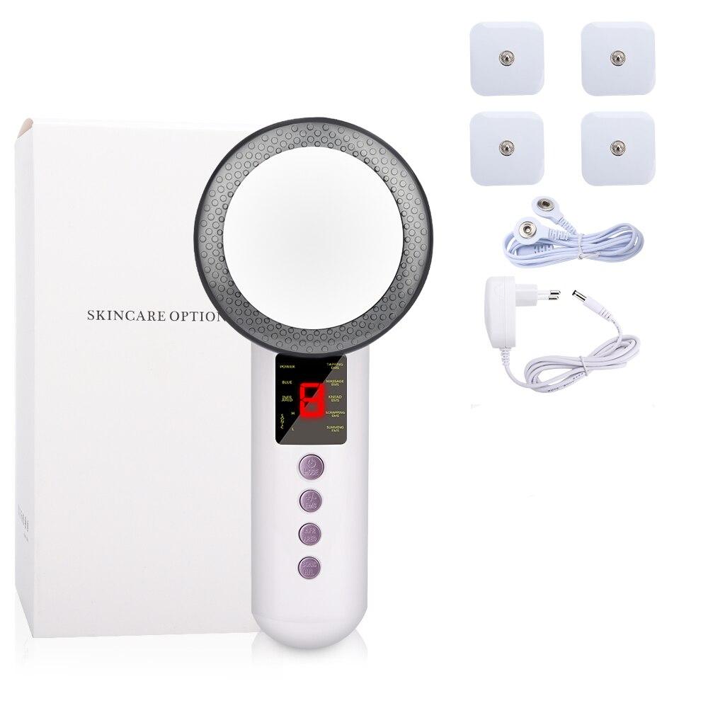 3 In 1 40K Ultrasonic Body Slimming Massager Facial Lift EMS Infrared Fat Burner Anti Cellulite Weight Loss Machine with Display