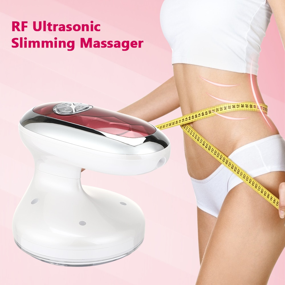 RF Ultrasonic Slimming Massager 3D Body Shaping LED Fat Burner Anti Cellulite Firming Skin Tightening Weight Loss Beauty Device