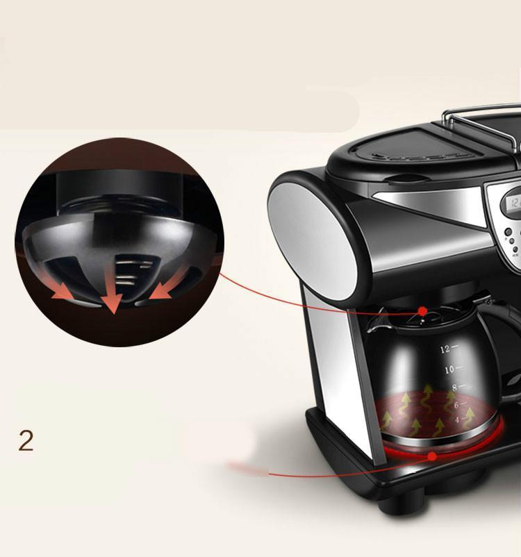 Free shipping Italian American coffee machine dual use commercial integrated automatic Coffee machine